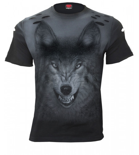 Shadow wolf - Tee-shirt motif loup - Homme - Spiral