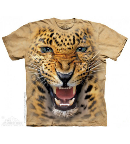 tee shirt adulte motif animaux leopard
