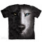 Black & white wolf - T-shirt loup - The Mountain