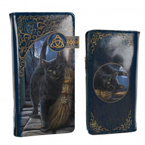 A brush with magick - Portefeuille embossed - Chat - 18.5cm