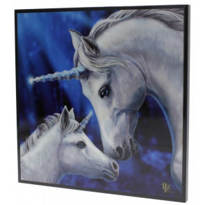 Sacred love - Déco murale - Licornes - Lisa Parker - 25x25cm