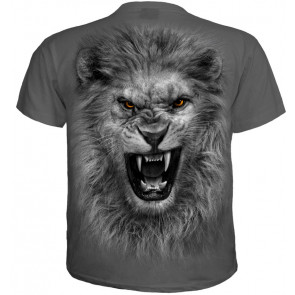 Tribal lion - T-shirt homme - Gris