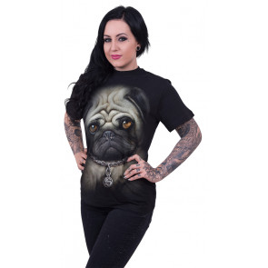 Pug life - T-shirt homme chien piercing