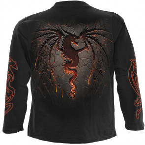 Dragon furnace - T-shirt dragon - Manches longues