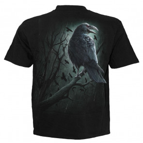 Shadow raven - T-shirt corbeau noir - Homme - Spiral