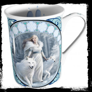 Winter guardian - Mug fantasy et loups - Tasse Anne Stokes
