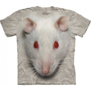 t-shirt the mountain tete de rat blanc