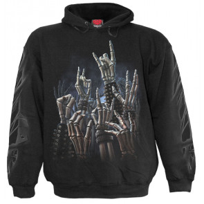 Rock on - Sweat shirt homme - Rock  metal Squelette