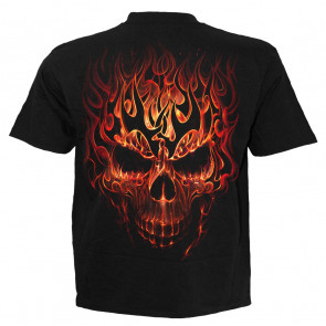 Skull blast - T-shirt enfant crane et flammes - Spiral