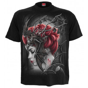 Boutique gothique vente tee shirt pour homme marque SPIRAL Queen of the night