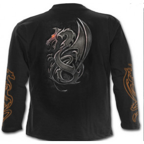 Dragon slayer - T-shirt homme dragon - Manches longues
