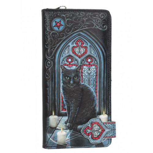 Portefeuille Motif Chat Noir Sacred Circle Boutique Lisa Parker